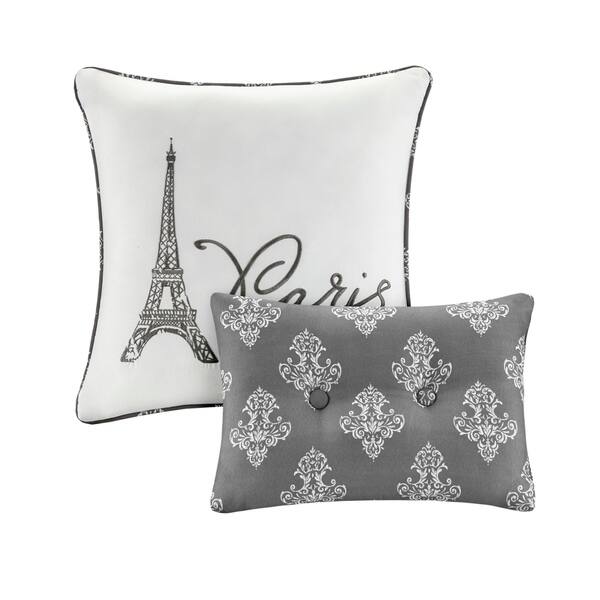 Shop 510 Design Mariam Gray Charcoal 5 Piece Reversibel Paris