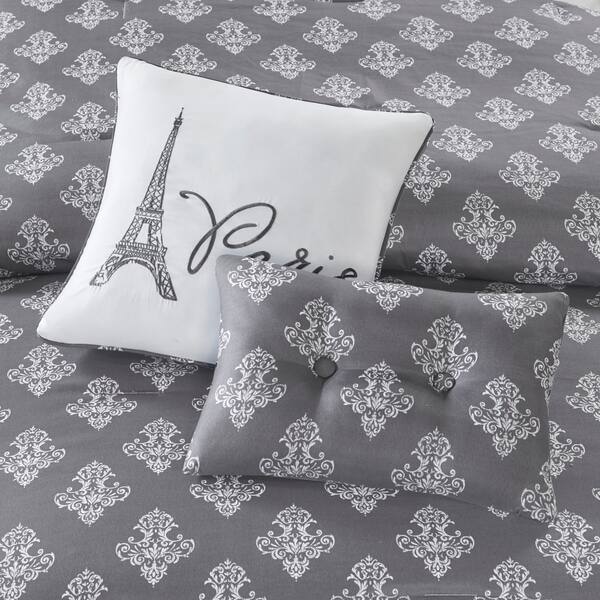 Shop 510 Design Mariam Gray Charcoal 5 Piece Reversibel Paris