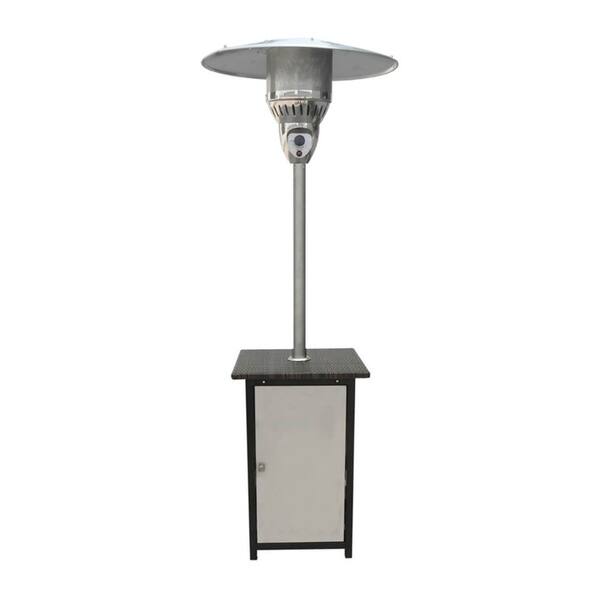 AF Lighting Square Wicker Patio Heater, 7' Tall, Propane, 41,000