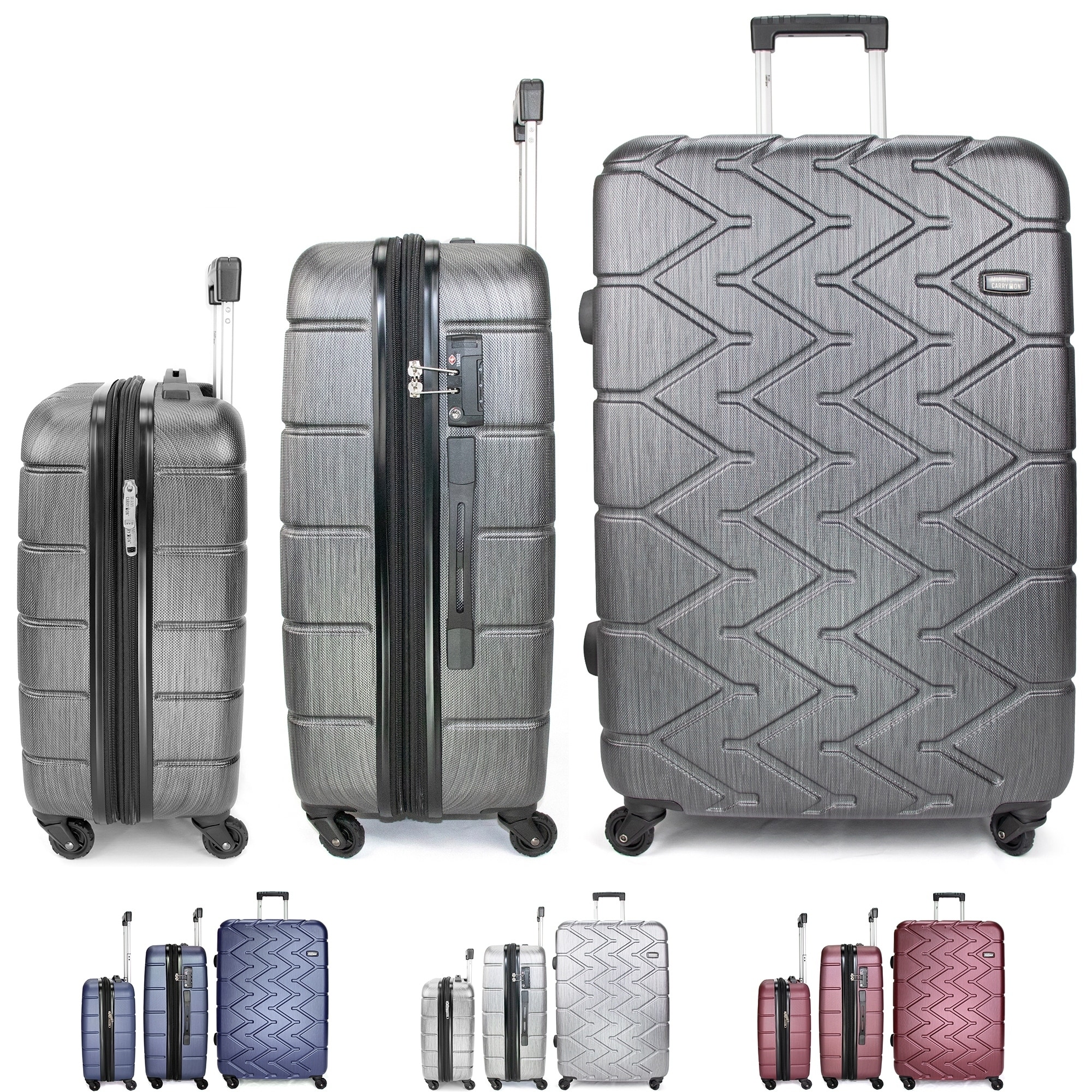 rugged luggage sets