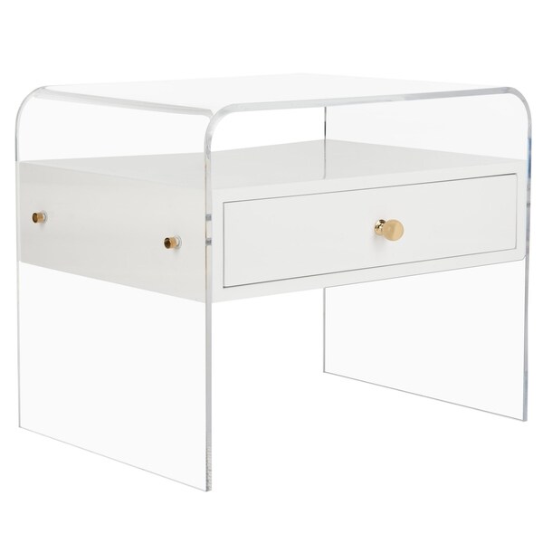 lucite changing table