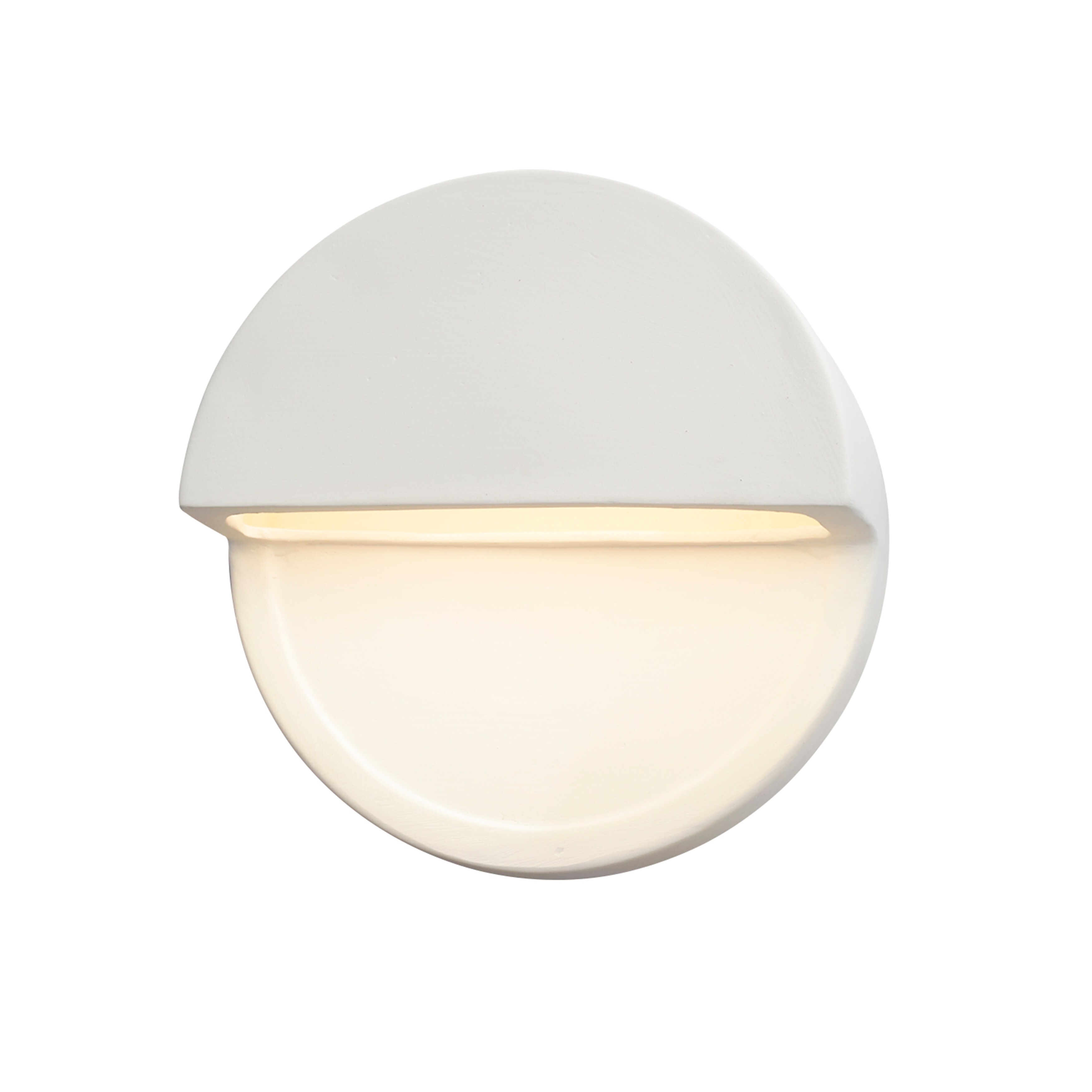 Bisque Finish Justice Design Group Ambiance Collection 2-Light Wall Sconce
