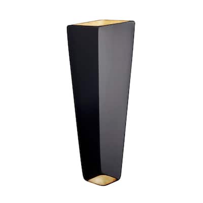 Ambiance Prism 1-light Carbon Matte Black LED Wall Sconce