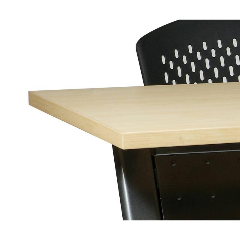 Flip-Top Training Table 72 x 24 with Titanium Frame