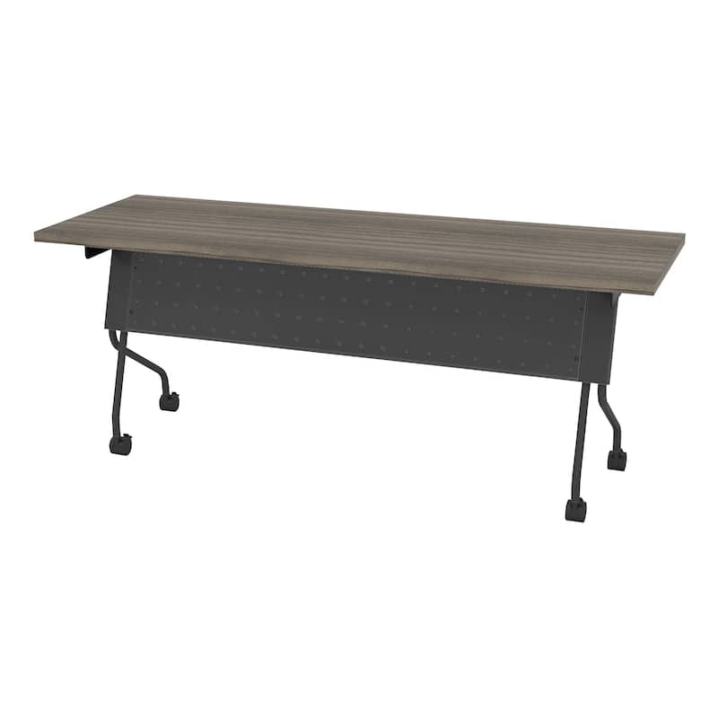 Flip-Top Training Table 72 x 24 with Titanium Frame