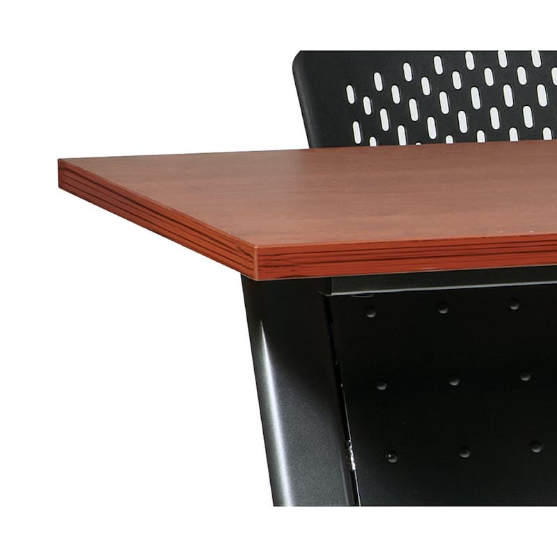 Flip-Top Training Table 72 x 24 with Titanium Frame