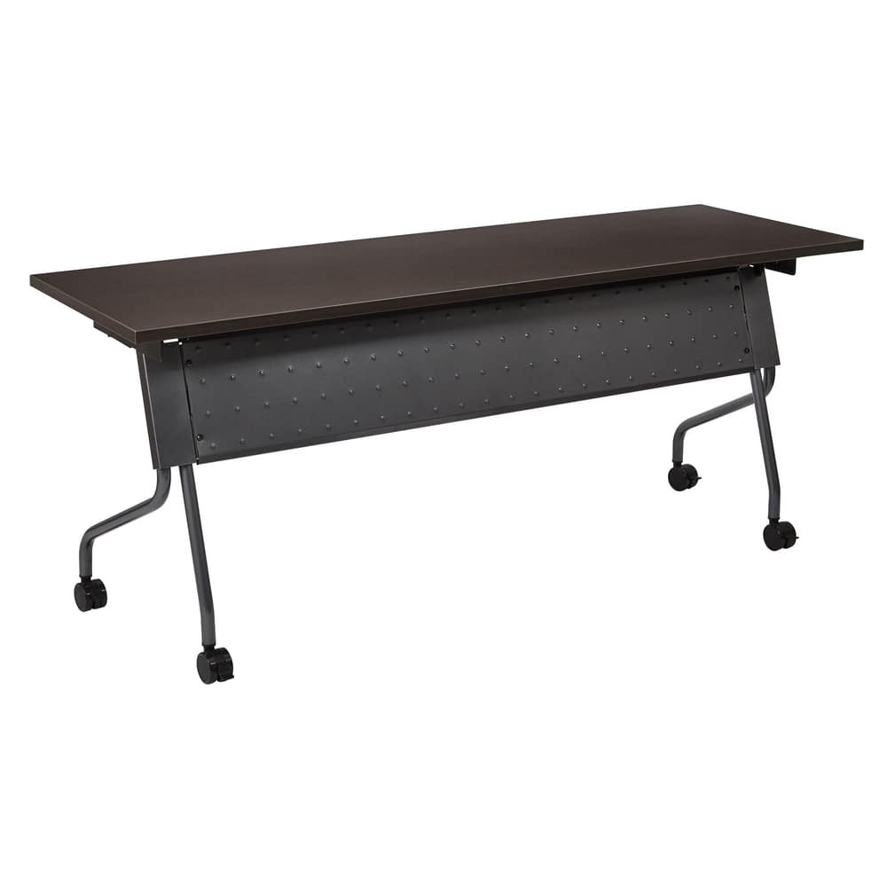 Flip-Top Training Table 72 x 24 with Titanium Frame