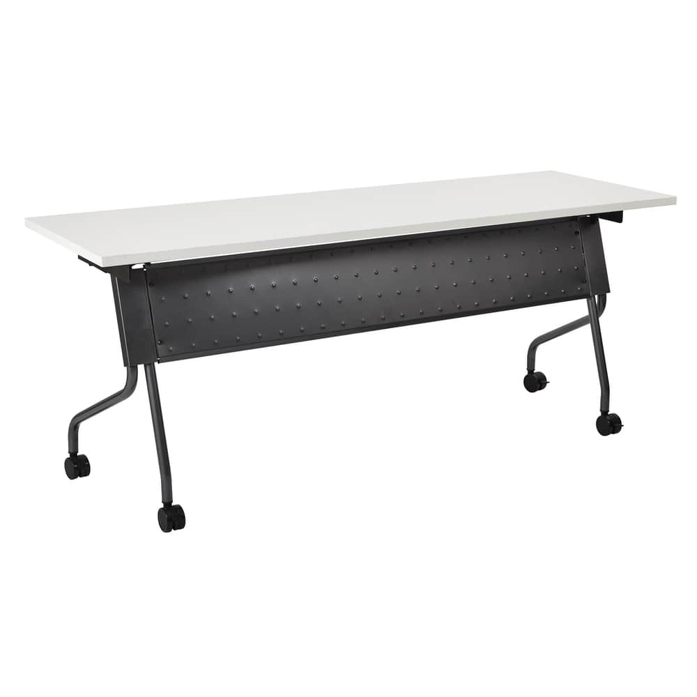 Flip-Top Training Table 72 x 24 with Titanium Frame