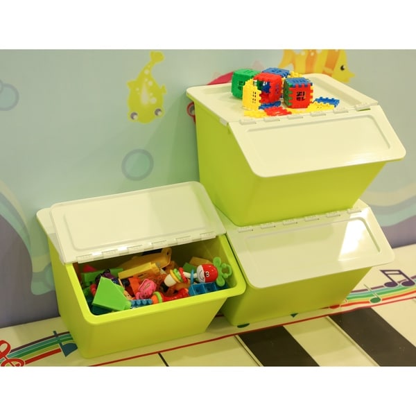 plastic toy bins