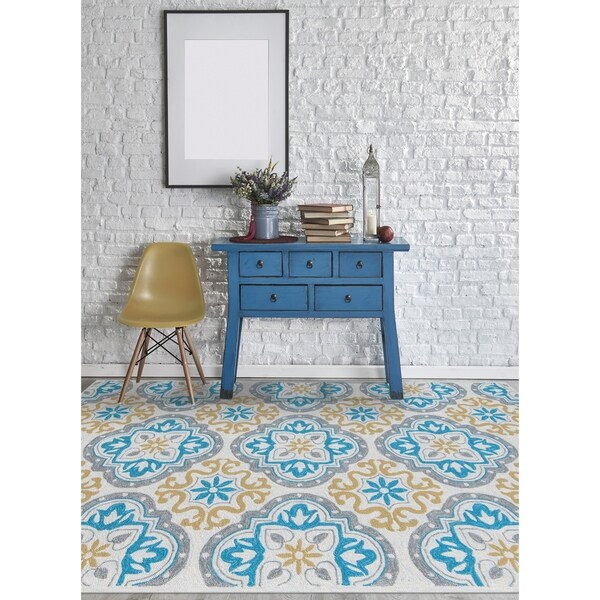 San Mateo Multi-purpose Gray Rug - 2' x 3'