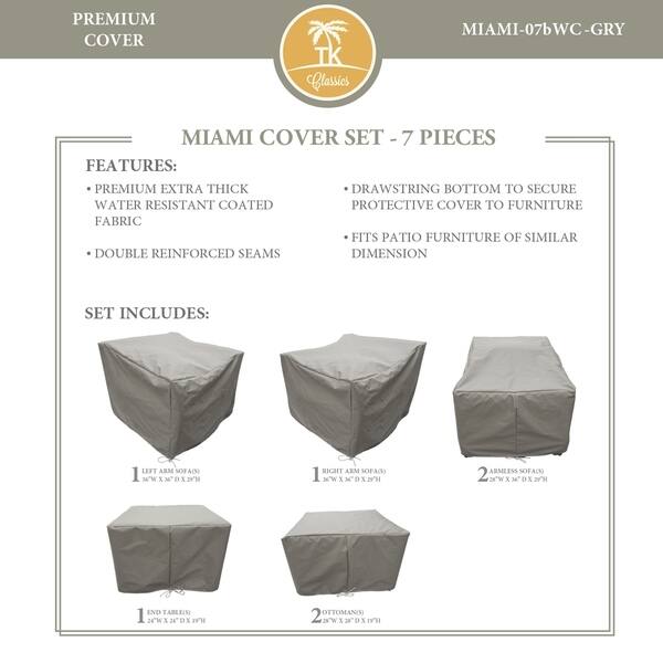 MIAMI-07b Protective Cover Set, in Grey - Bed Bath & Beyond - 22965413