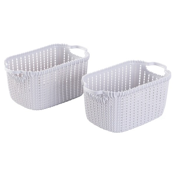 large white storage baskets