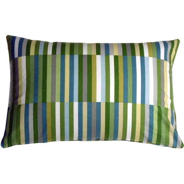 Pillow Decor - Waverly Side Step Marine 16x24 Throw Pillow