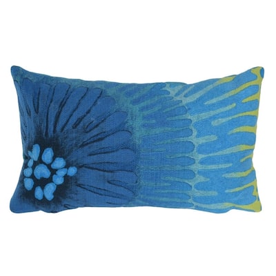 Liora Manne Visions IV Cirque Indoor/Outdoor Pillow Caribe 12" x 20"