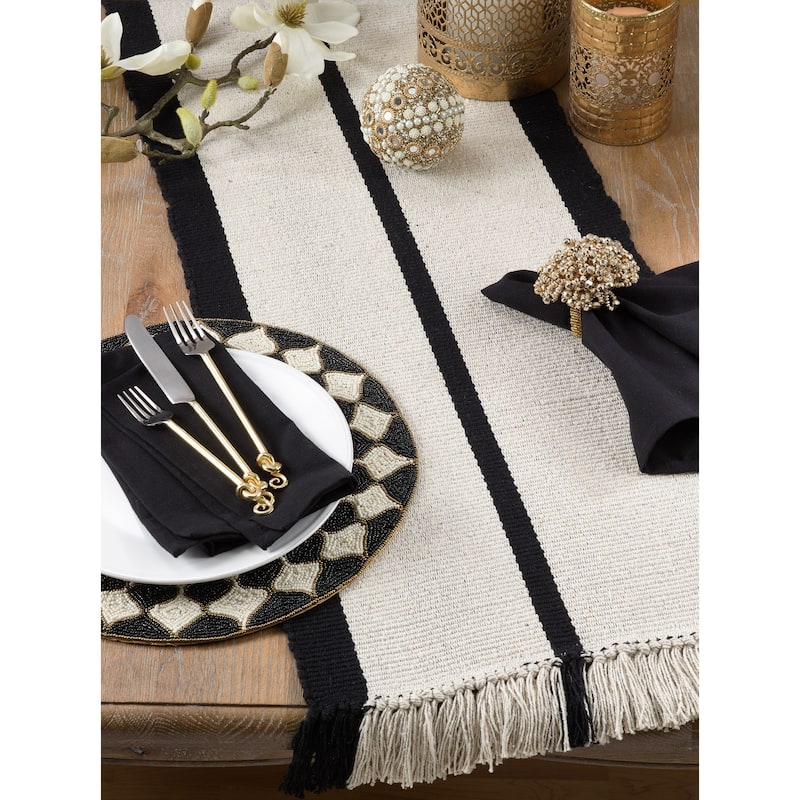 100% Cotton Runner With Heavy Rug Design