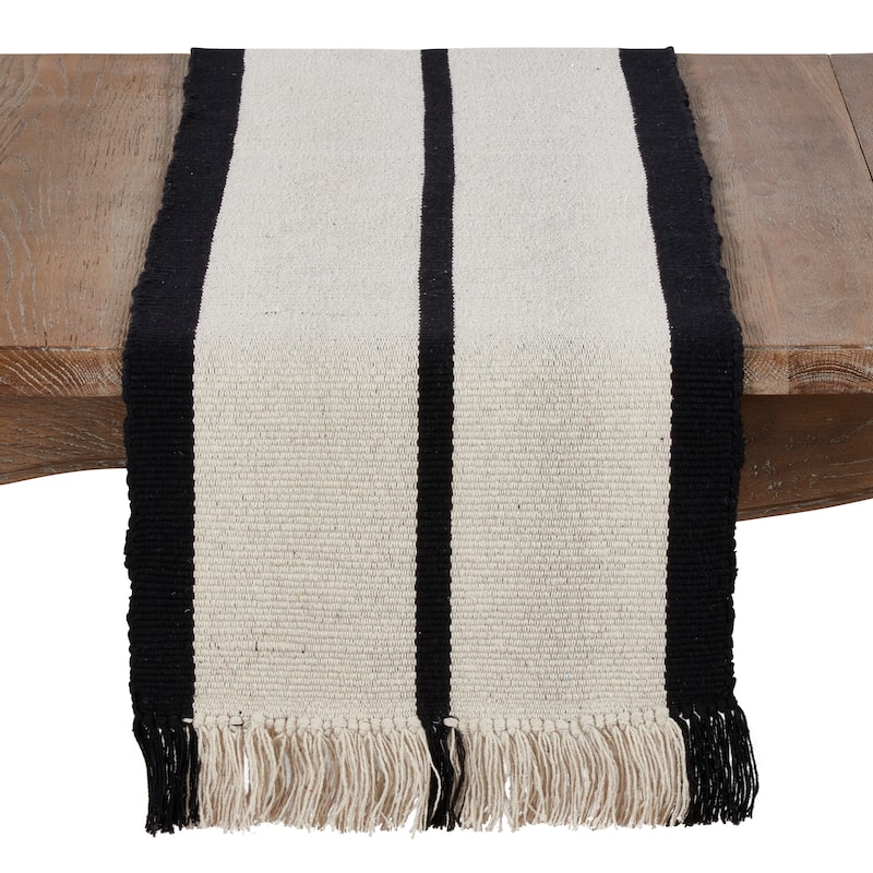 100% Cotton Runner With Heavy Rug Design
