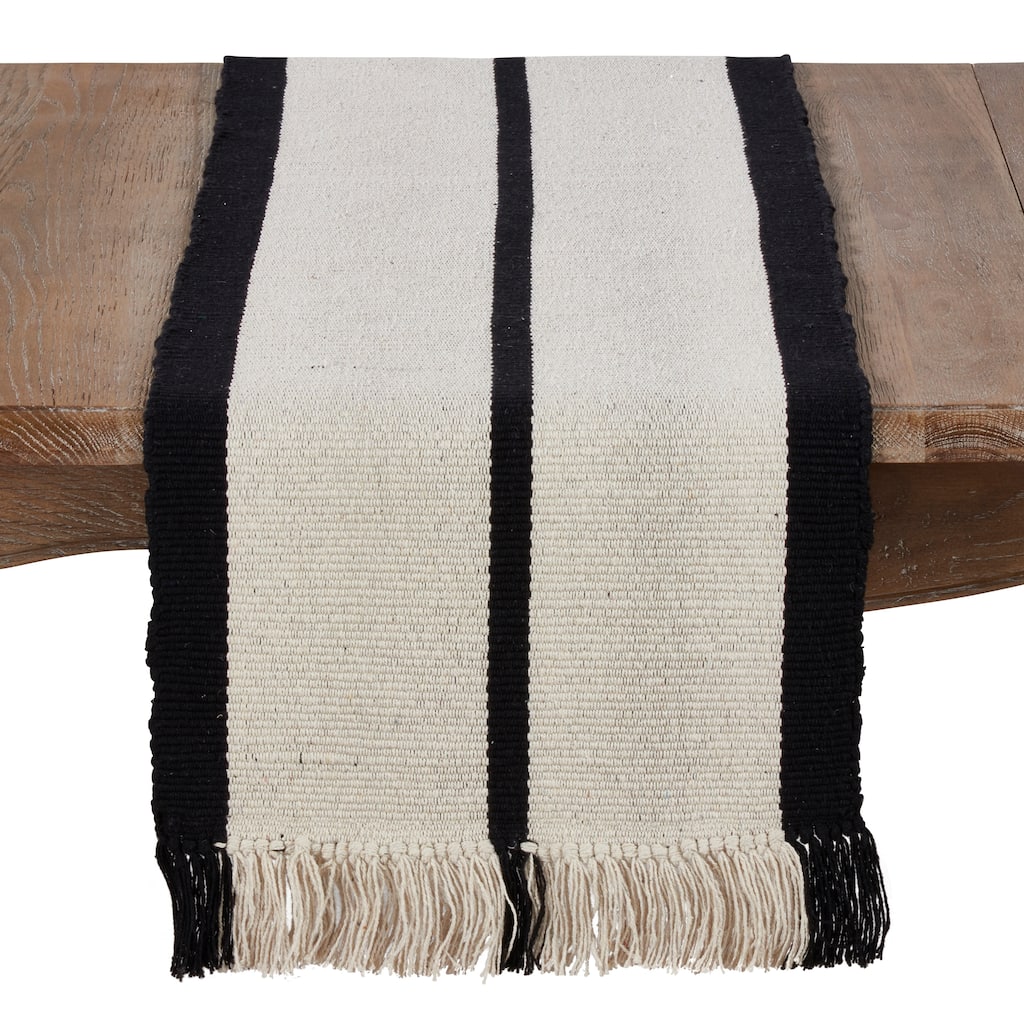 100% Cotton Runner With Heavy Rug Design