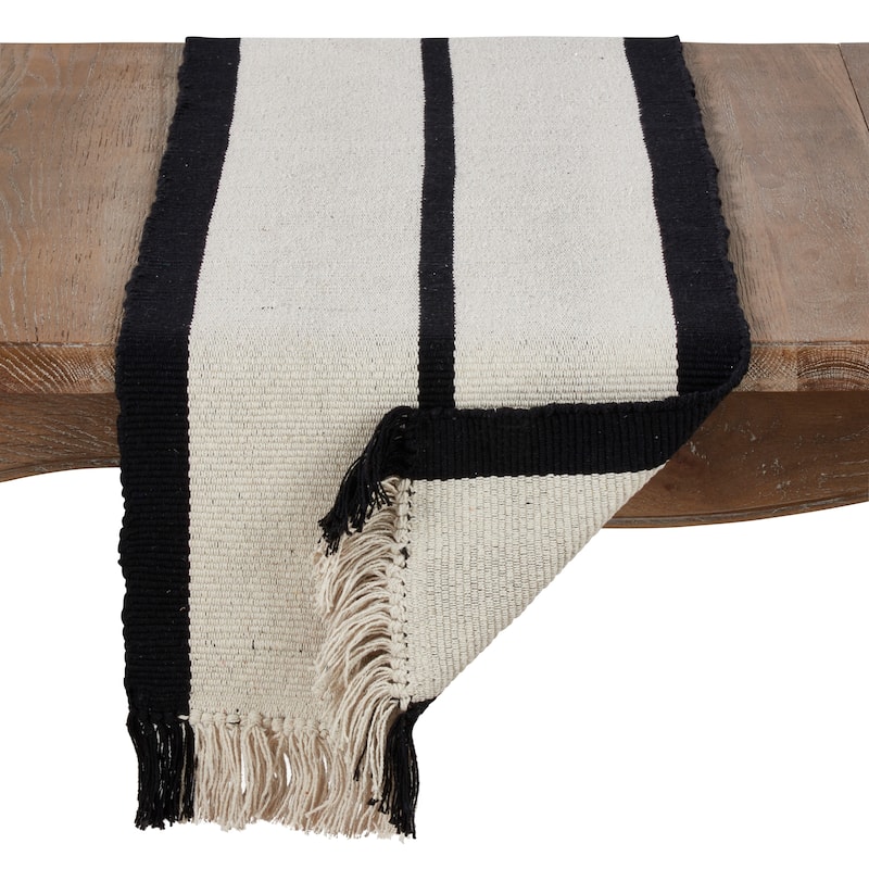 100% Cotton Runner With Heavy Rug Design