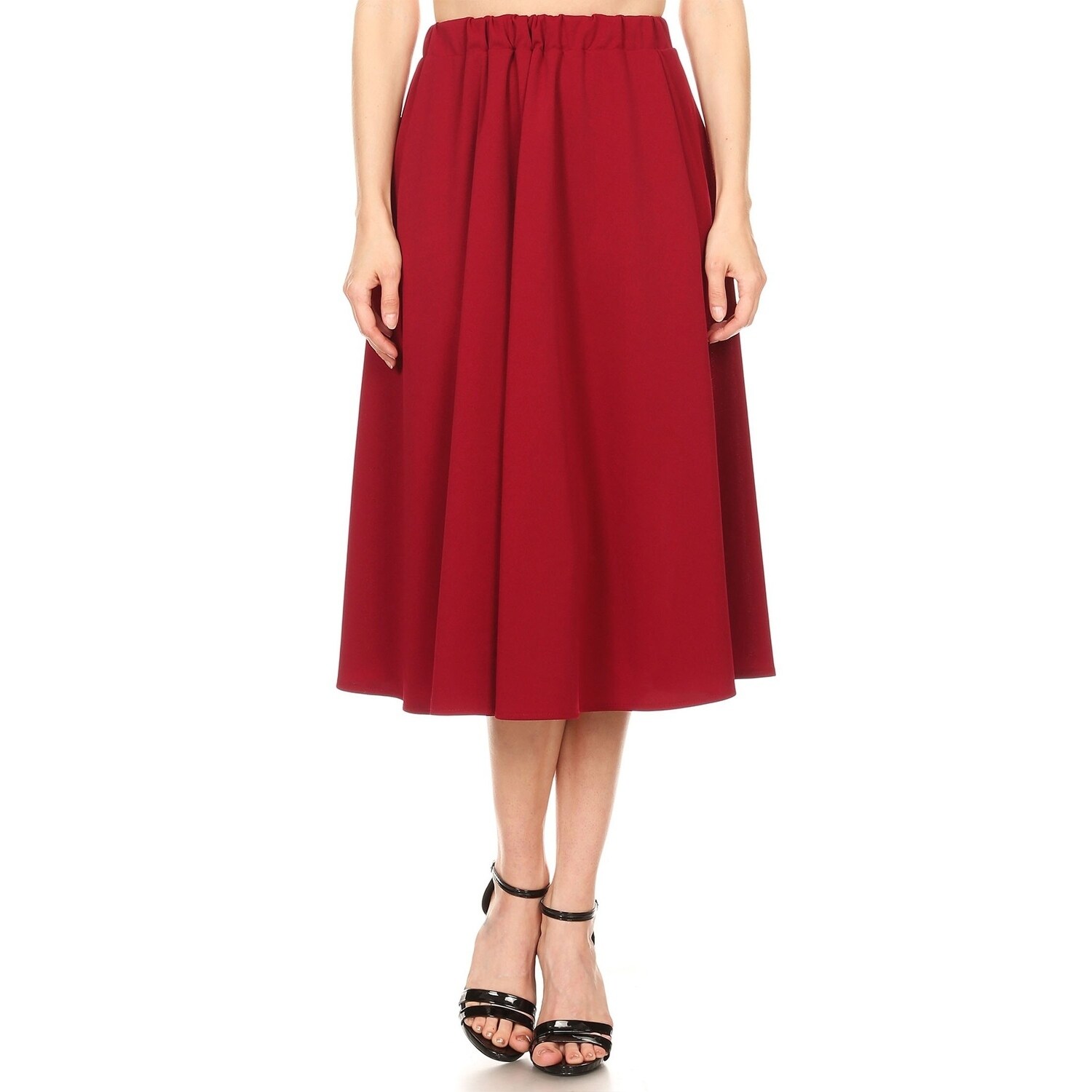 mid length casual skirts