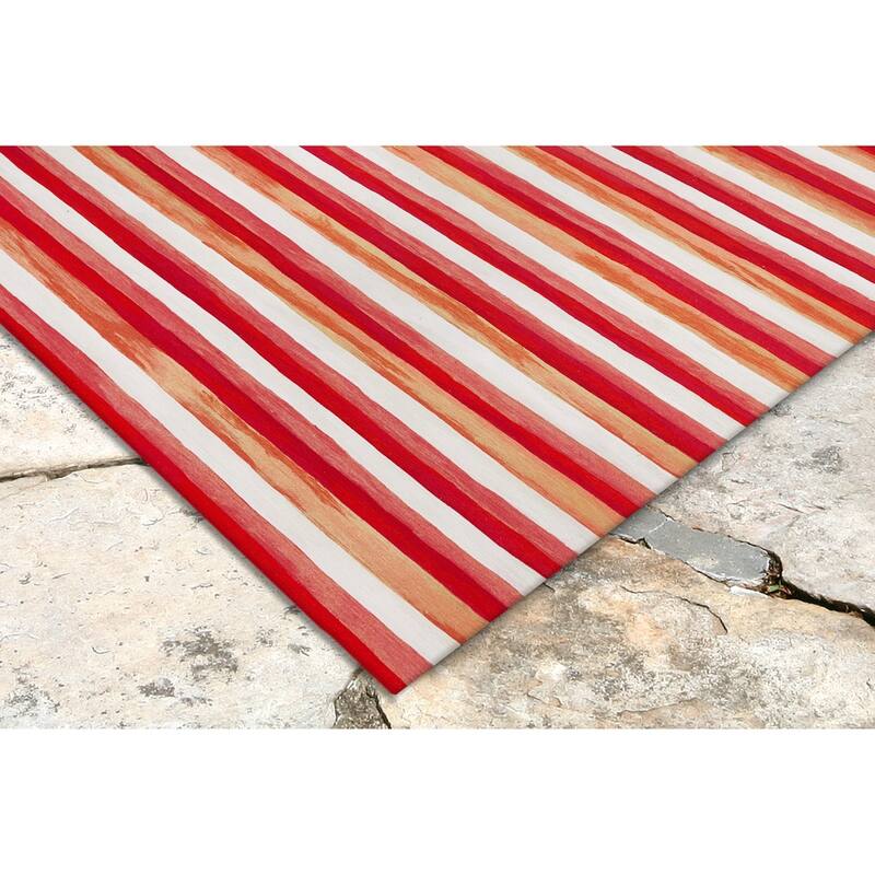 Liora Manne Visions II Painted Stripes Indoor/ Outdoor Area Rug