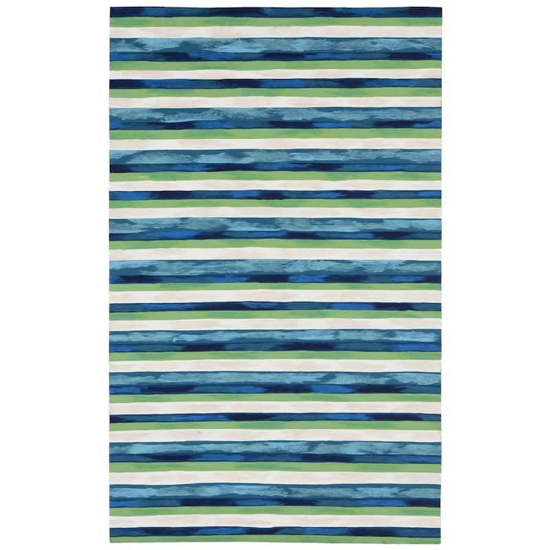 Liora Manne Visions II Painted Stripes Indoor/ Outdoor Area Rug