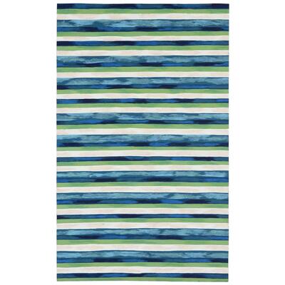Liora Manne Visions II Painted Stripes Indoor/ Outdoor Area Rug