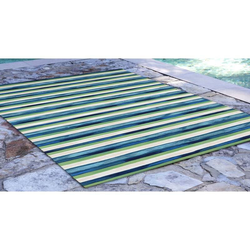 Liora Manne Visions II Painted Stripes Indoor/ Outdoor Area Rug