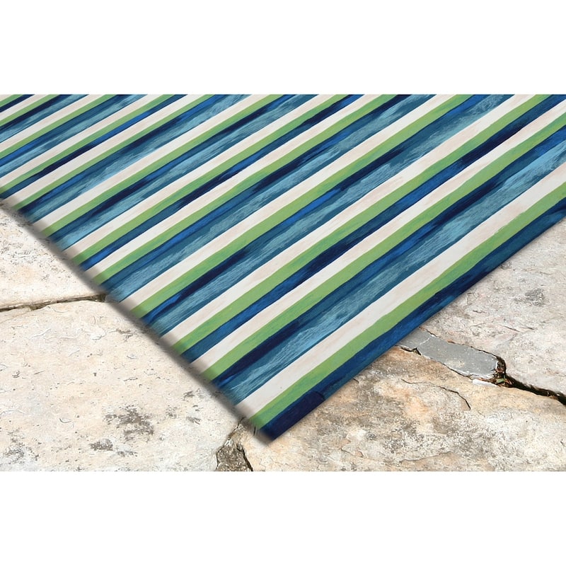 Liora Manne Visions II Painted Stripes Indoor/ Outdoor Area Rug