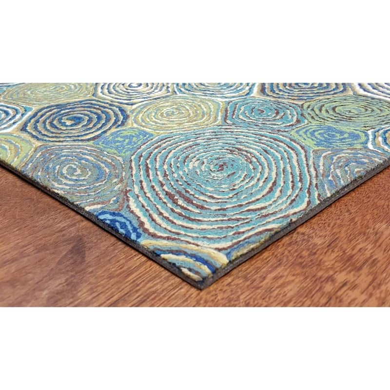 Liora Manne Visions III Giant Swirls Indoor/Outdoor Rug