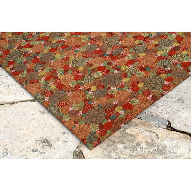 Liora Manne Visions III Giant Swirls Indoor/Outdoor Rug