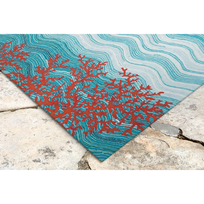 Liora Manne Visions IV Coral Reef Indoor/ Outdoor Area Rug