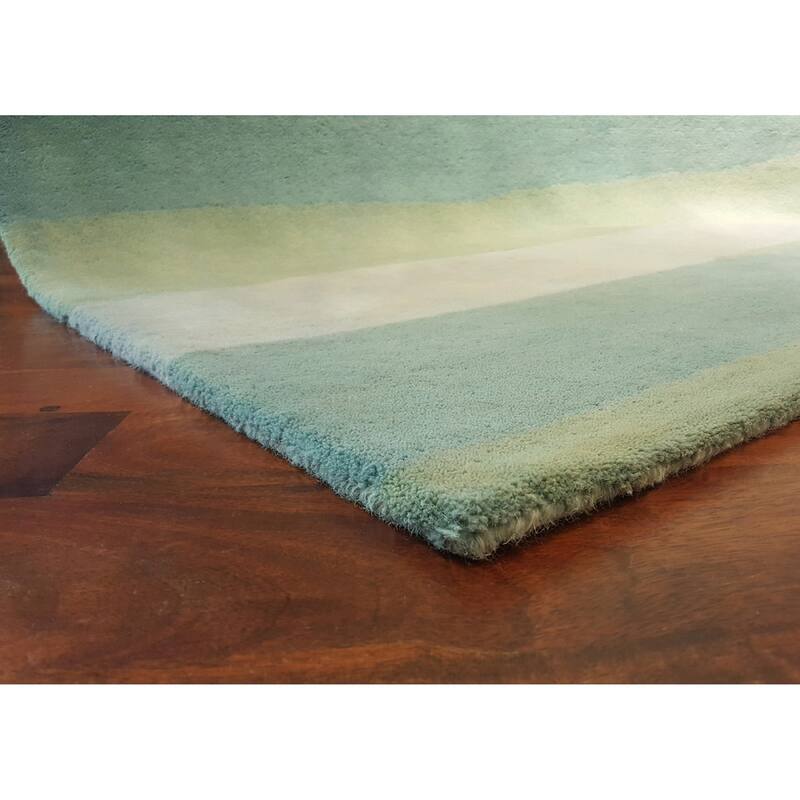 Liora Manne Piazza Stripes Indoor Rug Sea Breeze