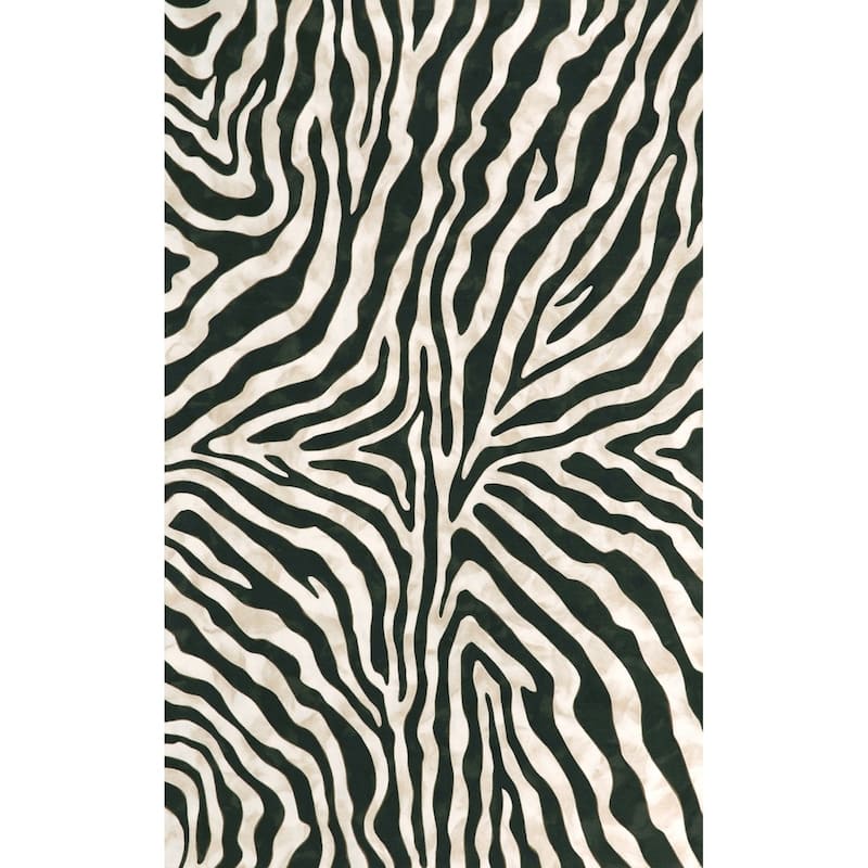 Liora Manne Visions I Zebra Skin Handmade Indoor/ Outdoor Area Rug