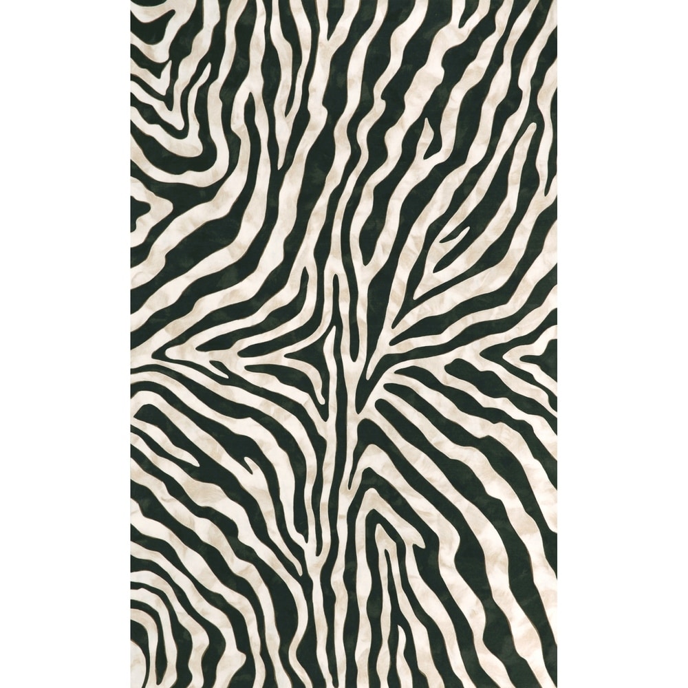 Lush Decor Visions I Zebra Skin Handmade Indoor/ Outdoor Area Rug