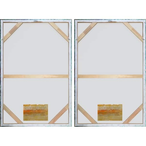 Marmont Hill - Handmade Open Field Diptych - Multi-color - Bed Bath ...