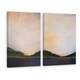 Marmont Hill - Handmade Sunset Mountain Diptych - Multi-color - Bed ...