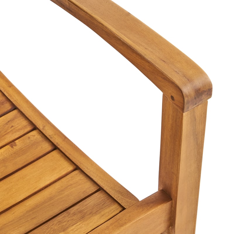 York Acacia Wood Outdoor 5-piece Square Dining Set by Christopher Knight Home