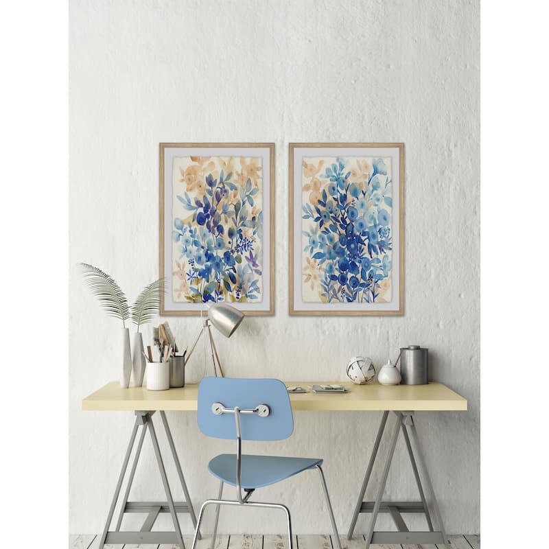 Marmont Hill - Handmade The Blues Diptych - Multi-Color