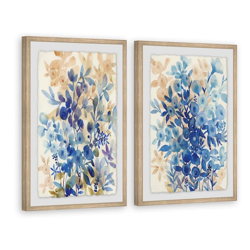 Marmont Hill - Handmade The Blues Diptych - Multi-Color