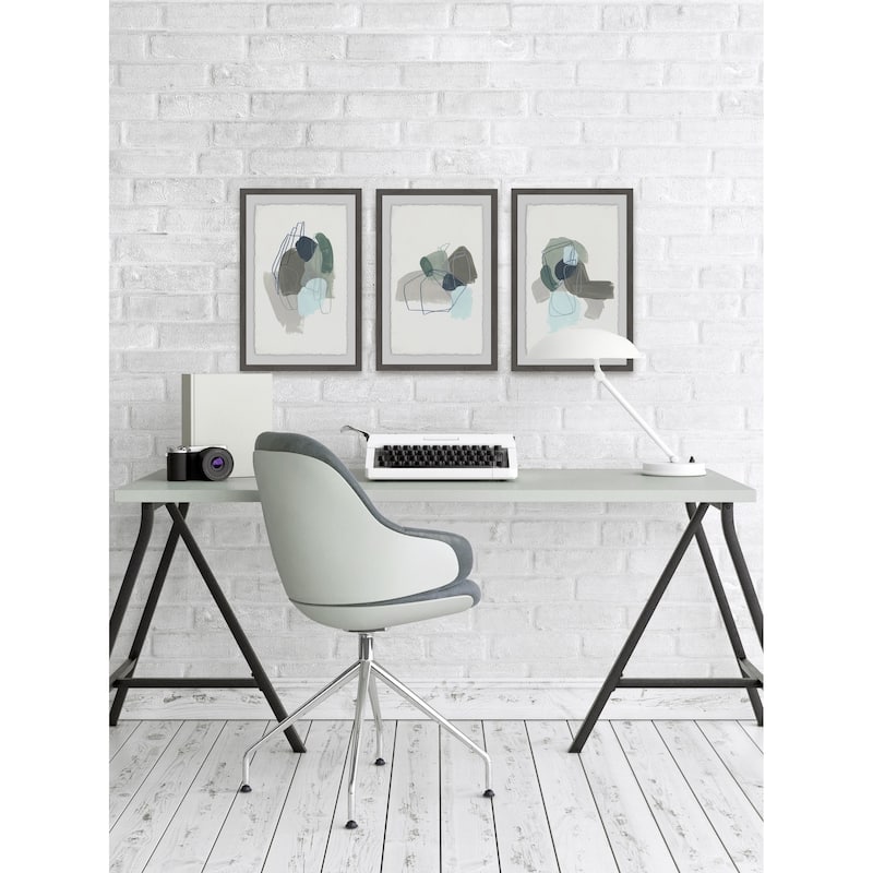 Marmont Hill - Handmade Coda IX Triptych - Multi-Color