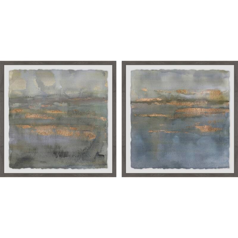 Marmont Hill Copper Emulsion III Diptych Print (Set of 2) - Multi-Color