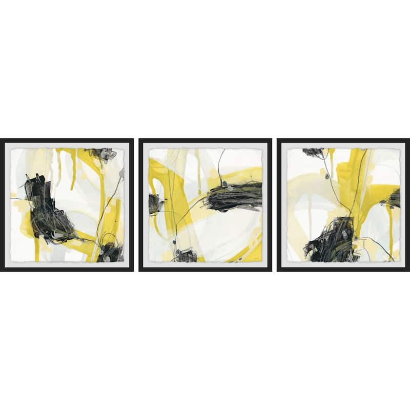 Marmont Hill - Handmade Big Bugs Triptych - Multi-Color