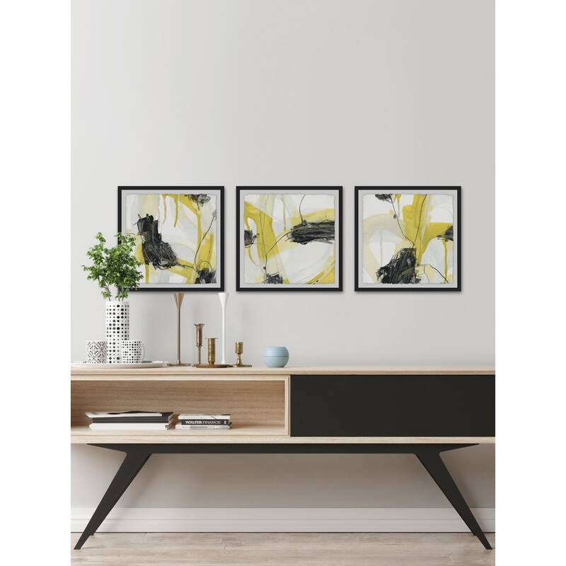 Marmont Hill - Handmade Big Bugs Triptych - Multi-Color