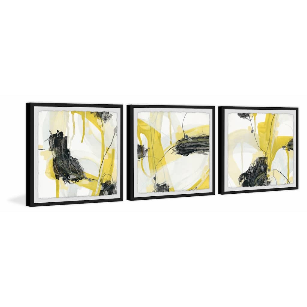 Marmont Hill - Handmade Big Bugs Triptych - Multi-Color