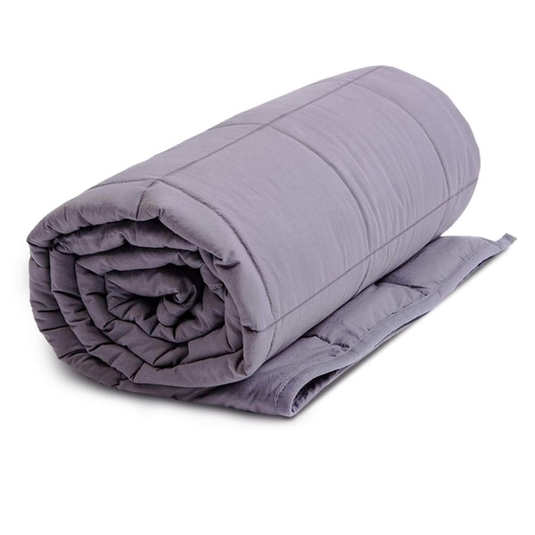 Shop Sunmerit Grey Weighted Blanket 25 lbs - 60 Inches x 80 Inches
