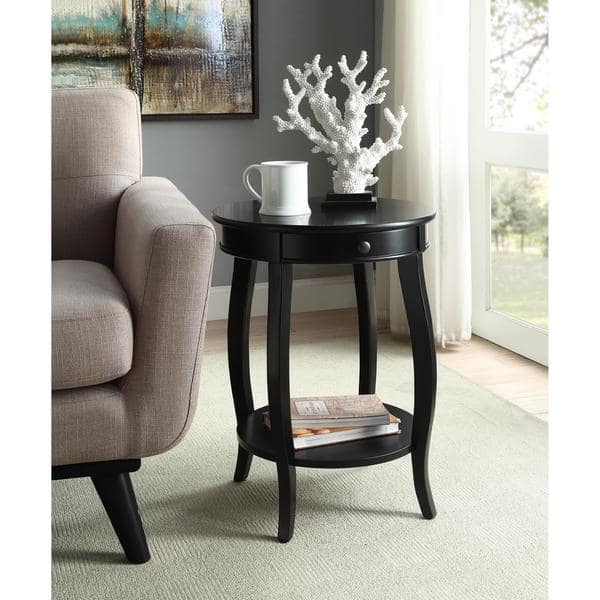 Copper Grove Edmond Multicolor Side Table in Black Finish (As Is Item ...