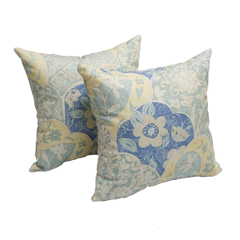 Garden Dream 17-inch Indoor/Outdoor Throw Pillow (Set of 2)
