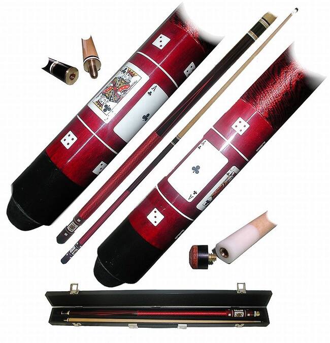 Royal Flush Red Pool Stick (Case of 4)