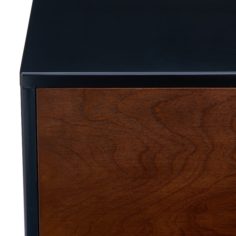 SEI Furniture Belize Mid-century Modern Media TV Stand for TV's up to 61"