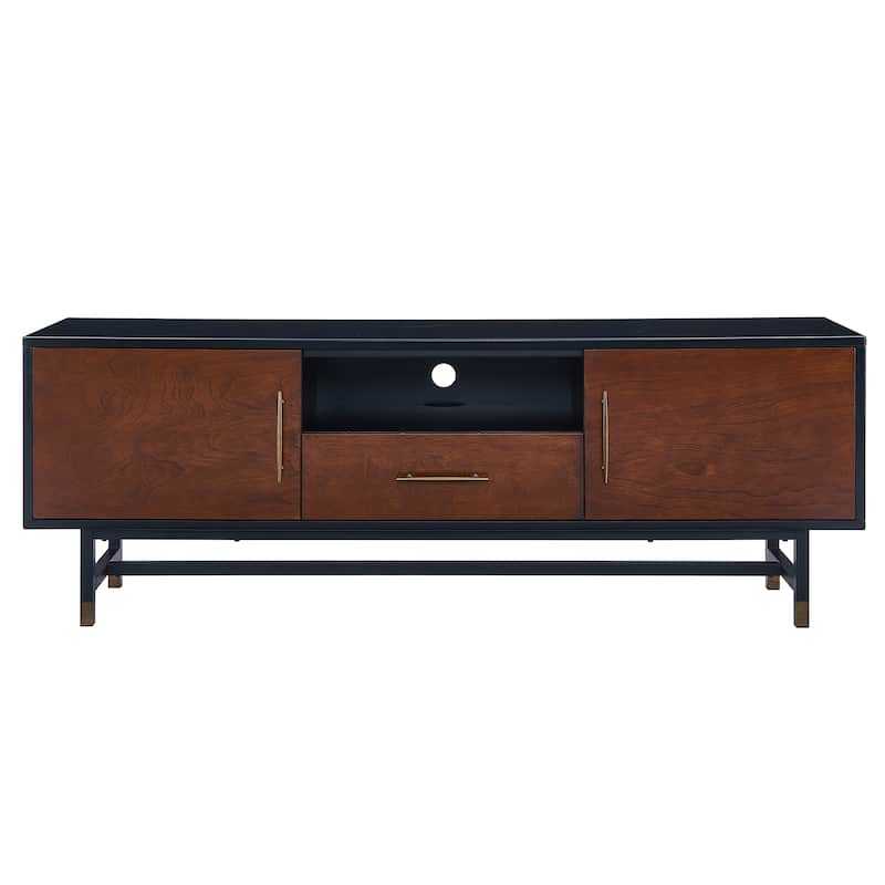 SEI Furniture Belize Mid-century Modern Media TV Stand for TV's up to 61"